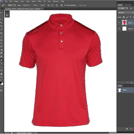 Photoshop clipping path