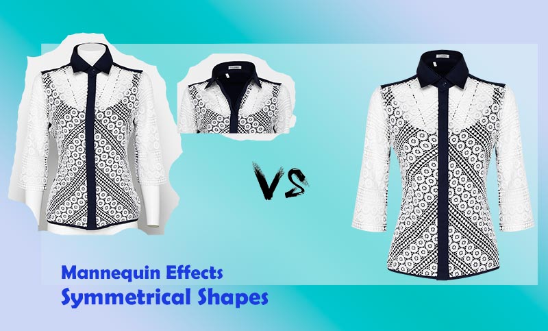 Mannequin effects and Symmetrical Shapes